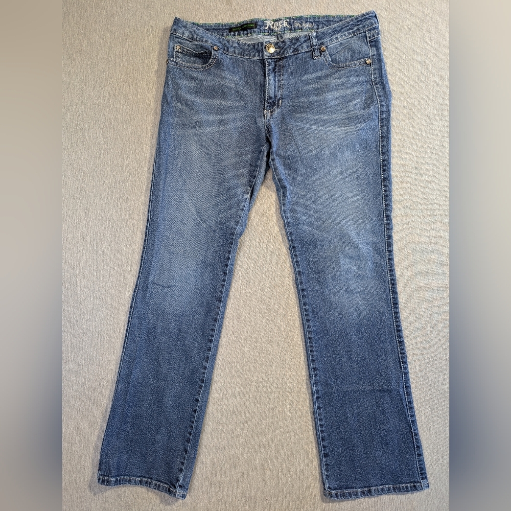 Rock 47 By Wrangler Ultra Low Rise Jeans Women's 13 X 34 Blue Bootcut